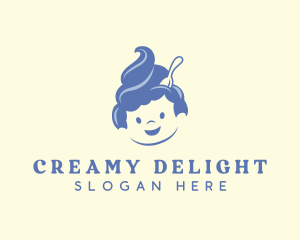 Yogurt - Ice Cream Yogurt Dessert logo design