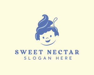 Ice Cream Yogurt Dessert logo design