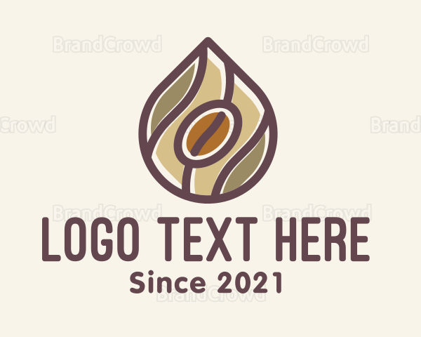 Coffee Bean Drip Logo