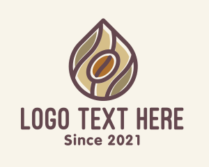 Mocha - Coffee Bean Drip logo design