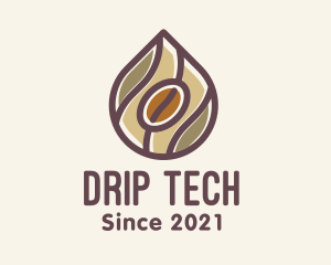 Coffee Bean Drip logo design