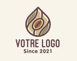 Drip - Coffee Bean Drip logo design