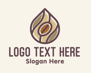 Coffee Bean Drip Logo