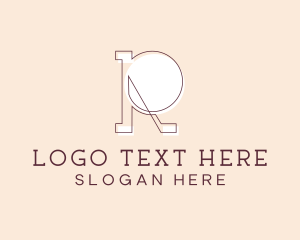 Skin Care - Luxury Brand Letter R logo design