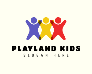 Bright Colored Kids logo design