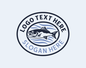 Marina - Fishing Angler Fishery logo design