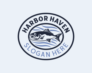 Marina - Fishing Angler Fishery logo design