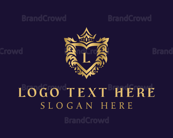 Gradient Royal Shield Logo