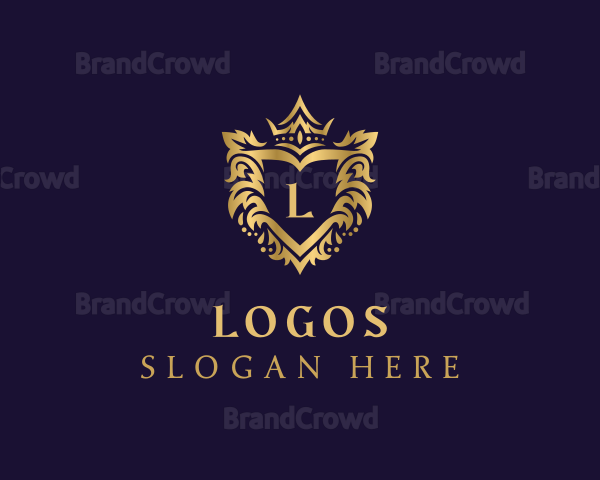 Gradient Royal Shield Logo