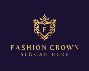 Gradient Royal Shield logo design