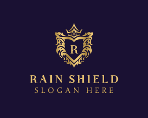 Gradient Royal Shield logo design