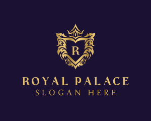 Gradient Royal Shield logo design