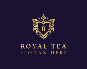 Gradient Royal Shield logo design