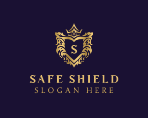 Gradient Royal Shield logo design