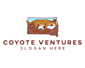 Coyote South Dakota logo design