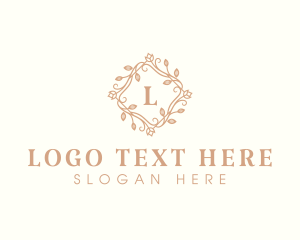 Simple - Flower Decoration Fashion logo design