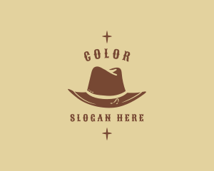 Western Cowboy Hat Logo