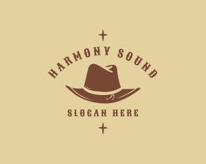 Western Cowboy Hat Logo