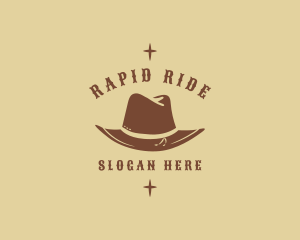 Western Cowboy Hat logo design