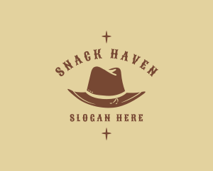 Western Cowboy Hat logo design