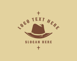 Western Cowboy Hat Logo