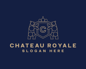 Bear Shield Royal logo design