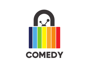 Colorful - Colorful TV Padlock logo design