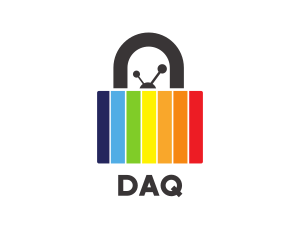 Lgbt - Colorful TV Padlock logo design