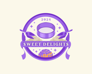 Kitchen Baking Sifter logo design