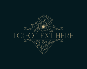 Emblem - Beauty Wedding Flower logo design