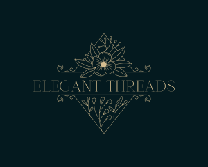 Beauty Wedding Flower logo design