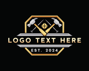 Construction - Roofing Renovation Contractor logo design