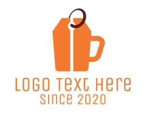 Beverage - Price Tag Cup logo design