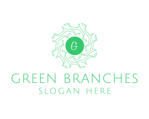 Branches - Forest Leaves Nature Organic logo design