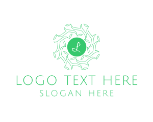 Jungle - Forest Leaves Nature Organic logo design