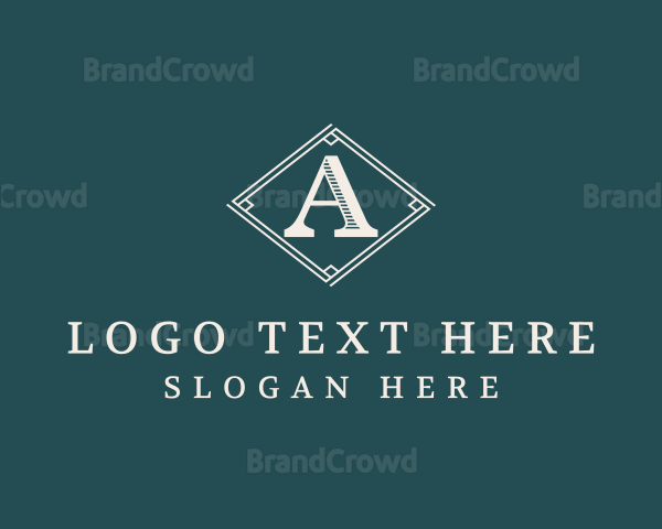 Stylish Lifestyle Brand Letter A Logo