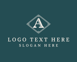 Retro - Vintage Boutique Letter A logo design