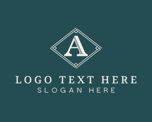 Firm - Vintage Boutique Letter A logo design