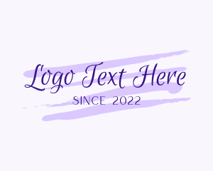 Purple - Feminine Fashion Cosmetics logo design