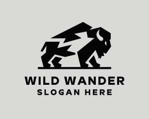 Wild Bison Farm logo design