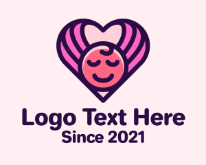 Pink Baby - Baby Infant Care logo design
