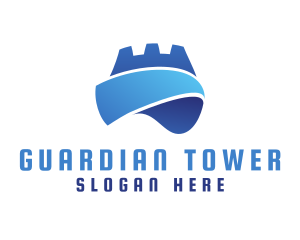 Medieval Castle Tower logo design