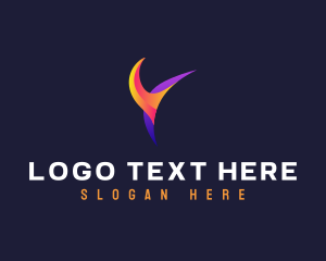 Alphabet - Letter Y Generic Colorful logo design