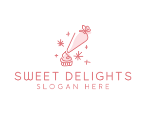 Icing Cupcake Pastry  logo design