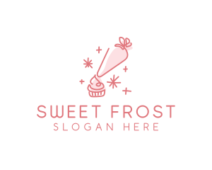 Icing Cupcake Pastry  logo design