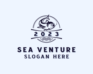 Sea Bass Marine Fisheries logo design