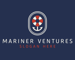 Mariner - Nautical Anchor Lifesaver logo design