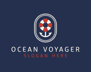 Seafarer - Nautical Anchor Lifesaver logo design