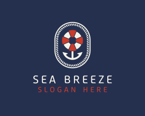 Nautical - Nautical Anchor Lifesaver logo design