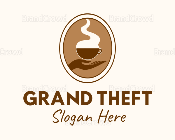 Hand Brewed Coffee Logo